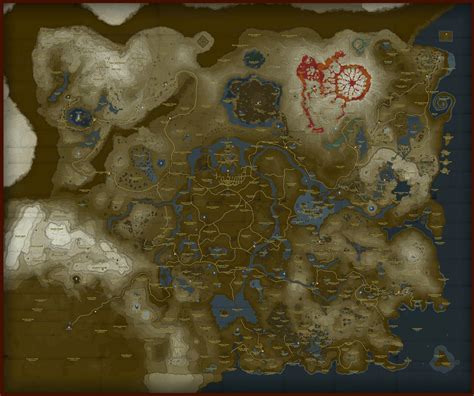 legend of zelda breath of the wild interactive map